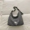 Bolsa de Nylon Dulce de Lunares Estilo Coreano para Mujer Estilo Perezoso Versátil Bolso de Hombro Cruzado Casual para el Trabajo y el Día a Día Bolsa de Mano