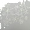 Copos de nieve de polvo pegajoso cepillado de Navidad colgante de decoración de árbol de Navidad para ventana pegatinas de cristal de nieve suministros de diseño de ambiente