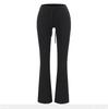 Nuevos Pantalones Acampanados de Cintura Baja con Cordón de Color Sólido Estilo Americano Picante para Chica, Ajustados, Casuales, Largos, Simples, Primavera y Otoño
