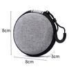 Bolsa de Armazenamento de Cabo de Dados Eva com Zíper de Casca Dura Estojo Portátil para Fone de Ouvido Bluetooth
