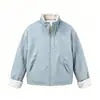 Parka Informal Trendy de Lana de Cordero Corta Estilo Coreano para Mujer 2026, Abrigo de Algodón Holgado para Mujeres Menudas