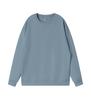 Suéter informal holgado de cuello redondo de 260 g de la marca American Tide, camiseta de color liso con hombros caídos y dopamina para primavera y otoño