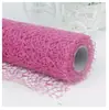 Materiais Decorativos para Jardim de Infância Malha Recortada Embalagem de Rosa Artesanal Malha para Buquê Fundo de Malha Cacheado DIY Jacquard Espesso