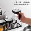 Tanque de Condimentos Montado en la Pared Sal Glutamato Monosódico Caja de Condimentos Caja de Almacenamiento para Cocina Doméstica Traje Combinado Botella Tarro para Condimentos Montado en la Pared