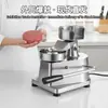 Máquina Prensa Manual para Hamburguesas Comerciales, Venta Directa del Fabricante, Soporta Procesamiento OEM, Exportación de Comercio Exterior, Máquina Formadora de Pasteles de Hamburguesa