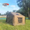 Tienda inflable trasera verde militar de 9 m² para 3-5 personas, impermeable, módulo de camping automático, fábrica de tiendas de campaña al por mayor