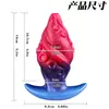 Nuevo producto C184 tapón anal de silicona líquida de forma irregular, usable para uso en exteriores, tapón anal grande para expansión anal, unisex, disponible para venta al por mayor
