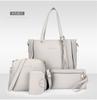 Bolsa feminina 2021 nova bolsa de quatro peças bolsa transversal com padrão de lichia bolsa de mão tendência de ombro fornecimento de fabricantes