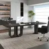 Escritorio de Oficina Estilo Italiano, Escritorio de Jefe, Escritorio de Madera Maciza Minimalista Moderno para Oficina, Escritorio para Computadora, Escritorio de Trabajo, Sensación de Lujo Ligero y Gama Alta