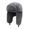 Gorro de Esquí de Invierno para Hombre con Protección para los Oídos, a Prueba de Frío y Manteniendo el Calor, Gorro Lei Feng para Mujer, a Prueba de Viento para Ciclismo al Aire Libre, con Forro de Felpa y Algodón Espeso