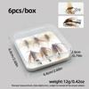 Egret Fly LF 038 065 Mosca Mosca Mosca Mosca Mosca Pesca con mosca Cebo falso Anzuelo