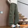 M-8XL Pantalones de Paracaidista a Prueba de Tres Elementos para Hombre 2026 Nuevo Estilo Americano Modernos Sueltos de Pierna Ancha Pantalones Rectos de Otoño para Hombre
