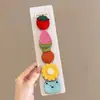 Fita Mágica Fofa para Crianças para Outono e Inverno, Adesivos de Franja Cartoon Doces e Versáteis, Presilhas de Cabelo Versáteis