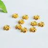 Accesorios de Cuentas de Loto de Cobre Chapado en Oro Ai Yu Accesorios para Pulseras de Joyería DIY Joyería de Tendencia Nacional S4040104