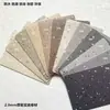Tapete de Piso de Plástico PVC Branco Puro para Exposições, Vinil de Piso Cinza Creme para Jardim de Infância, Material em Rolo com Superfície Fosca 2.0