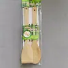 Espátula de bambu com cabo longo utensílios de cozinha de bambu espátula de cozinha para fritar espátula de bambu resistente a altas temperaturas escorredor de bambu conjunto de espátulas para panelas antiaderentes espátula de madeira