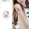 Adesivos de Tatuagem Coloridos de Gatinho Não Refletivos Femininos de Longa Duração à Prova d'Água Ins Bonitos de Desenho Animado Laváveis Adesivos de Braço Pintados