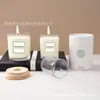 Frasco de Velas Clásico 8090 Taza de Vela de Aromaterapia Taza de Vela de Vidrio Contenedor de Velas