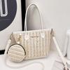 Bolso de moda de diamantes versión coreana al por mayor para mujer con bolso pequeño 2025 nuevo bolso casual de hombro cruzado para primavera
