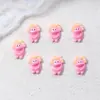 Monstruo Divertido de Boca Grande Dibujo Animado Joyería para Uñas Diamante de Resina Boca de Salchicha Accesorios para Uñas Portátiles Funda para Teléfono Móvil Pequeños Accesorios DIY