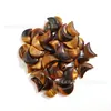 Venda quente transfronteiriça Pedra Natural Lua ornamentos não porosos cristal rosa ametista Decoração de menisco pequeno Crescente ao vivo tiktok