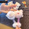 Baimao Original Llavero Colgante Mascota Linda Capibara Panda Juguete de Peluche Muñeca Llavero para Mochila