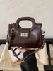 2026 Nuevo Bolso de Mano con Asa de Cadena Tejida de Lujo, Bolso de Hombro Cruzado de Gama Alta de Nicho para Mujer