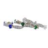 Joias de Ouro Longlong 2024 Novo Anel de Laço com Diamante em Prata S925 Moda Simples Versátil Anel Pequeno de Diamante
