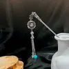 Horquilla Transfronteriza Estilo Chino Nuevo Marea Nacional Estilo Minoritario Hanfu Palacio Caminando Flor Hueca Borla Horquilla Larga