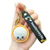 Llavero de moño moderno y popular, colgante de muñeca con emoji lindo, decoración para mochila de estudiante, regalo pequeño, mercancía de puesto callejero