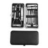 Vendas Diretas da Fábrica Ferramentas de Manicure Conjunto de Tesouras de Unha Conjunto de 19 Peças de Aço Inoxidável Conjunto de Facas para Pedicure Conjunto de Cortadores de Unha Pronto para Venda