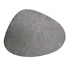 Comercio Exterior Transfronterizo Suministro Manteles Individuales de Cuero con Textura de Tela de Forma Irregular Nórdica, Manteles Individuales Estilo Occidental para Hotel, Tapetes Aislantes de Calor, Manteles para Mesa de Comedor, Puro