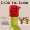 Popular Tapón Sellador de Vino de Silicona, Tapón para Champagne, Tapón Creativo Casero a Prueba de Fugas para Conservar la Frescura, Tapón de Botella de Vino de Doble Capa Extraíble