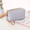 2025 Bolso Octagonal Estrella Bronceada de Seda de Lluvia Bolsa de Almacenamiento para Cosméticos Bolsa con Cremallera para Artículos de Tocador Bolsa de Cosméticos Portátil Lista para Usar