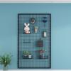Rejilla de malla con marco de hierro forjado para pared, estante de exhibición de pared para supermercado, almacenamiento de accesorios, venta al por mayor