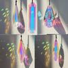 Atrapasol colgante color AB 120 largo malla colgante de cristal longan decoración de patio suministro transfronterizo campanillas de viento diy