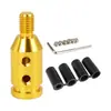 Adaptador Universal de Cabeça de Alavanca de Câmbio em Liga de Alumínio M12x1.25 Adaptador de Conversão de Diâmetro para Alavanca de Câmbio Manual