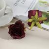 F-Cabeças de Flores de Rosa de Alta Qualidade Imitação, Cabeças de Flores para Boutonnière, Flores para Decoração de Casamento, Materiais Artesanais DIY, Acessórios Florais para Roupas