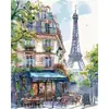 Pintura al óleo digital de paisajes al por mayor, arte para colorear pintado a mano para sala de estar, pintura decorativa hecha a mano para sanación y alivio del estrés, colgante de pared de alto valor estético