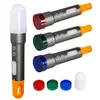 Linterna Portátil LED Láser de Largo Alcance para Exteriores, Nueva, Fuerte, Ligera, con Luz Lateral, Recargable, con Gancho