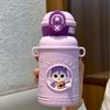 Copo de Água Infantil Personalizado de Alta Aparência, Duplo para Beber Fofo, Copo com Canudo Fofo, Copo Térmico de Aço Inoxidável 316 Anti-Queda para Crianças