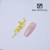 Zircón Nuevo Súper Brillante Dorado Dorado Arte de Uñas Taladro de Fondo Puntiagudo Hielo Transparente Formas Taladro Mini Montón Taladro Pegatina de Uñas Taladro