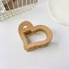 Pinza Pinza de Agarre Marrón Maillard Tamaño Alto para el Cabello Multitamaño Pinza Moda Corea del Sur Simple Pinza de Tiburón Cabello de Mujer