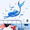 Nuevo Pegatina FX-E73 Hija del Mar Artística Dormitorio Baño Entrada Hogar Pared Fondo Decorativo Autoadhesivo