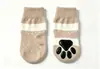 Nuevos calcetines para cachorros de mascotas transfronterizos, calcetines para perros antideslizantes de doble cara que no se caen, calcetines de algodón anti-suciedad para cachorros y mascotas