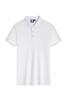 Polo con solapa de corchete, ropa de trabajo para grupos corporativos, camiseta personalizada, camiseta publicitaria de color sólido, impresión bordada con logotipo.