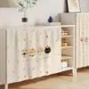 Cortina Cubierta para Gabinete de Cocina Estilo Abierto a Prueba de Niños a Prueba de Polvo Cortina Cubierta para Zapatero Gabinete de Almacenamiento Cortina para Cubrir Cortina de Tirar