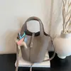 Bolso Versátil de Lujo Ligero para Mujer, Bolso tipo Cesta para el Trabajo y los Viajes Diarios, Bolso de Hombro y Cruzado de Gran Capacidad, Bolso tipo Cubo de Moda para Mujer