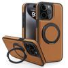 Yashi Suporte Magnético Rotativo 360 Capa Protetora para 15promax Capa de Celular de Couro Avançada Business 15