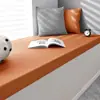 [La primavera no es demasiado tarde] alfombrilla moderna simple para mirador alfombrilla de ventana terciopelo teddy esponja extraíble y lavable tatami alfombrilla de balcón